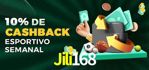 10% de bônus de cashback na Jili168